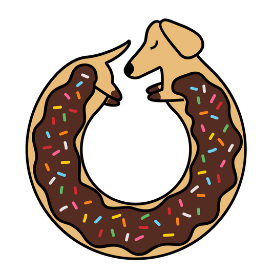 Chocolate Sprinkles Dachnut Sticker